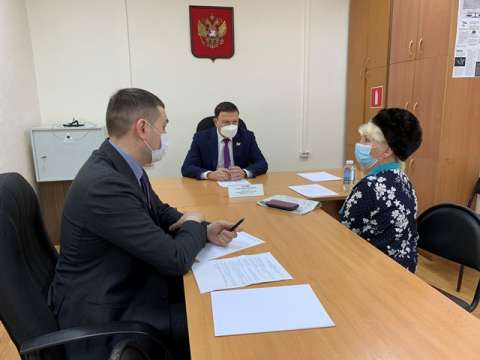 Спикер Заксобрания Приморья провел прием избирателей