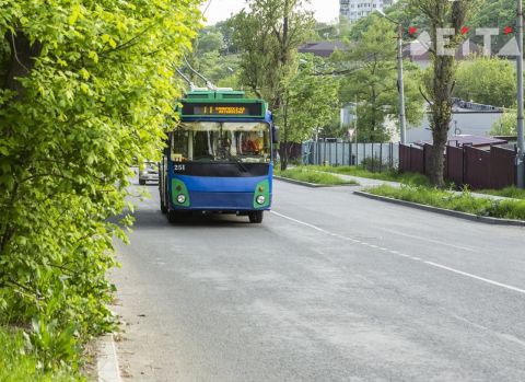 Запуск троллейбусного маршрута в Снеговую Падь перенесли на лето