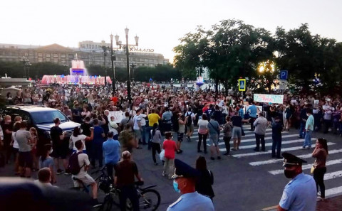 Мэрия Хабаровска заявила о прекращении митингов в поддержку Фургала