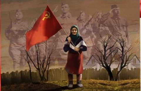  Памятник бабушке с советским флагом установят в Мариуполе