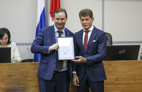 Приморское бизнес-сообщество «Опора России» с юбилеем поздравил Олег Кожемяко 