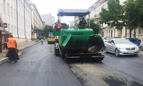 Во Владивостоке полным ходом идёт ремонт дорог по нацпроекту «БКД»