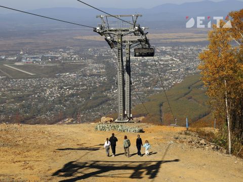 Канатная дорога круглогодичного курорта начала работать в Приморье