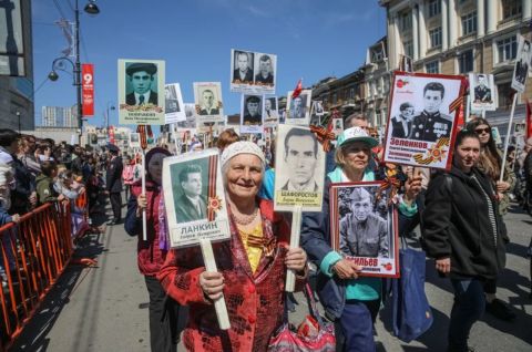 Украинцы попытались сорвать акцию «Бессмертный полк» в Женеве