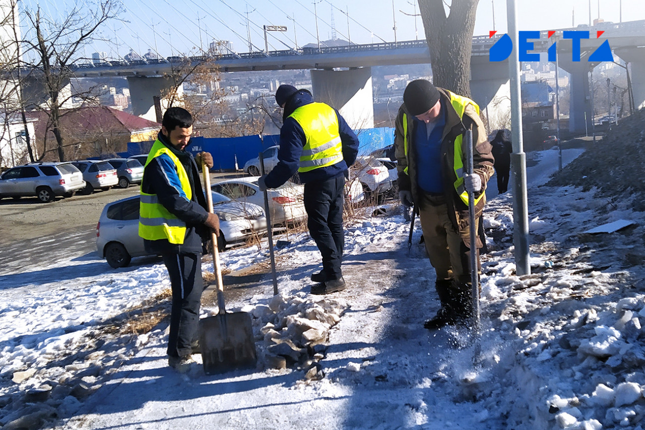 Уборка снега в школе. Последствия плохой уборки.