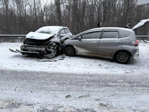 Массовое ДТП произошло в Приморье
