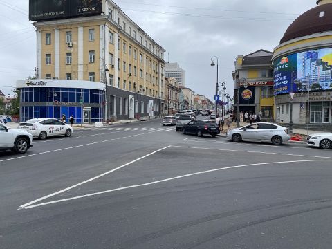 Прежнюю схему движения вернули на одном из перекрёстков Владивостока