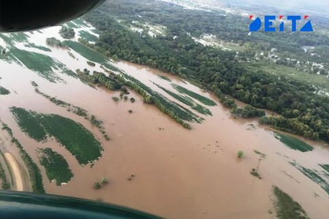 Уровень воды на максимуме паводка: Приморье подводное