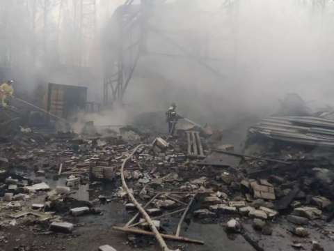 Крупный взрыв произошел в жилом доме на Сахалине