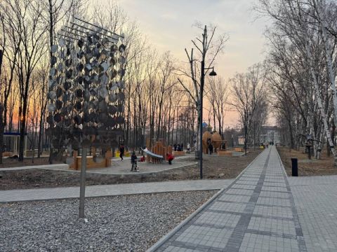 Обновлённый парк «Центральный» открылся в приморском селе