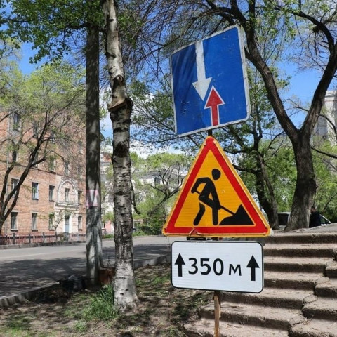 Ремонт улиц идет в Уссурийске