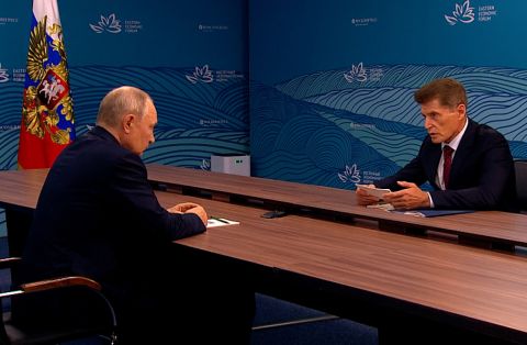 Кожемяко рассказал Путину о паводке в Приморье 
