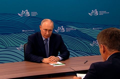 Кожемяко отчитался Путину об успехах Приморья 