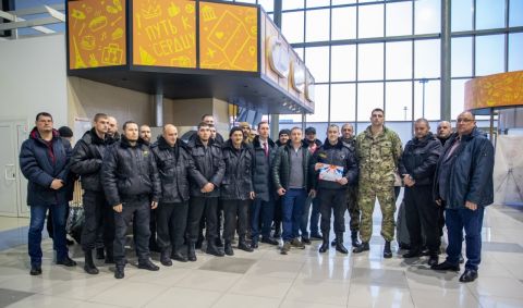 Сотрудники ЧОП Владивостока вернулись домой из командировки в Луганскую область
