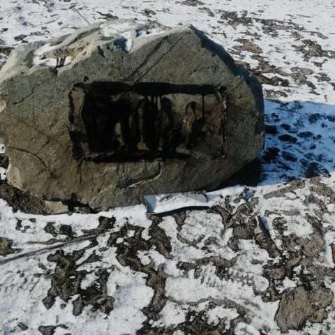 В Приморье украли оскверненный мемориальный камень