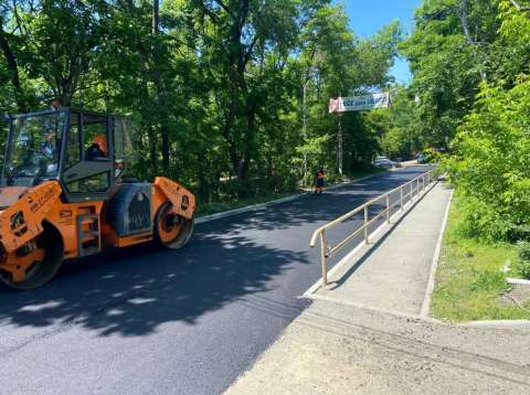Комплексный ремонт дорог во Владивостоке завершён на одном из участков