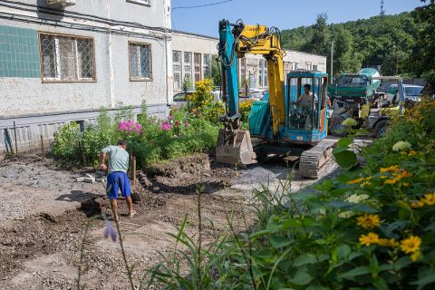 Дворы Владивостока преображаются