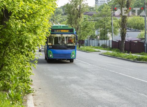 Новыми троллейбусами осчастливят Снеговую Падь в следующем году