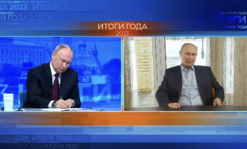 "Первый двойник" Путина задал вопрос президенту