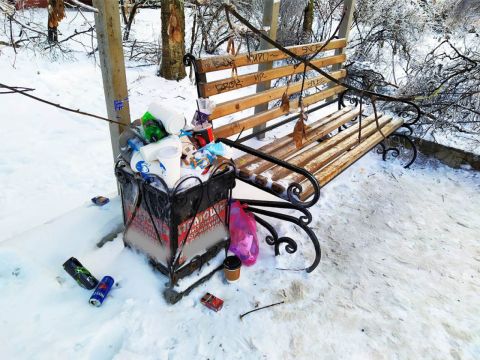 Мусорный маньяк промышляет в Приморье