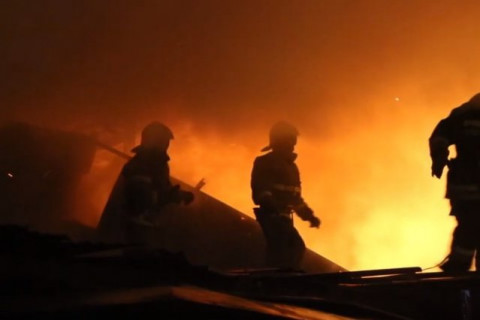 Пожар произошёл в детском лагере под Хабаровском