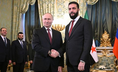 Путин и глава Сирии аш-Шараа обсудили укрепление двусторонних отношений
