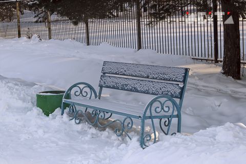 Снежный шторм надвигается на Приморье