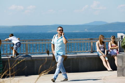 МегаФон улучшил качество мобильного интернета на популярных пляжах Приморья