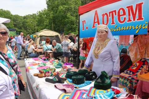Сабантуй празднуют в Приморье
