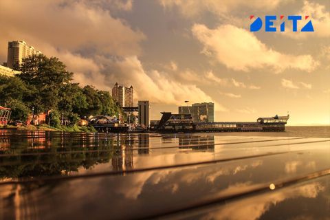 Ресторан на Спортивной набережной сгорел во Владивостоке