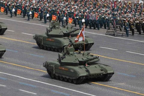 Российские войска применили танк «Армата» в спецоперации