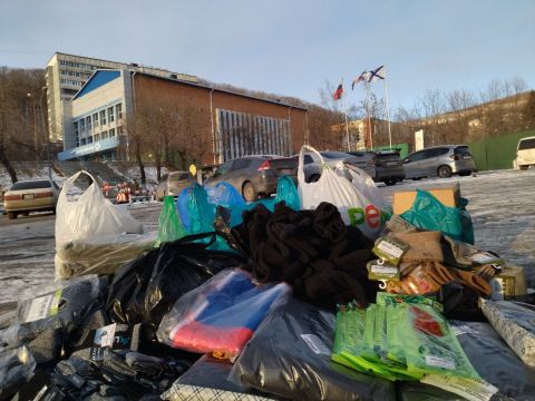 Подарки от Деда Мороза направились приморским морпехам в зону СВО