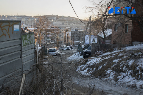 Очередная подпорная стена рухнула во Владивостоке