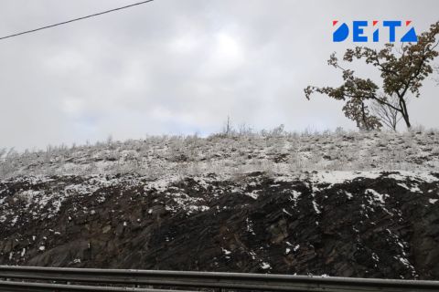 Снег выпал на Дальнем Востоке