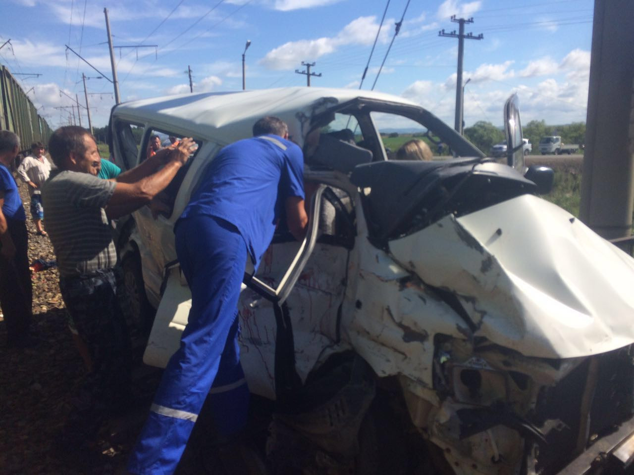 Пассажирка погибла в страшном ДТП с поездом