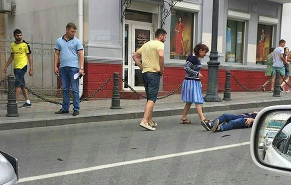 В центре Владивостока сбили пешехода