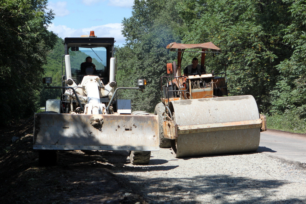 Ремонт дороги Шкотово-Партизанск завершается