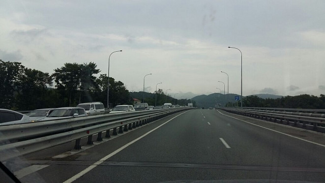 На острове Русском перекроют дорогу