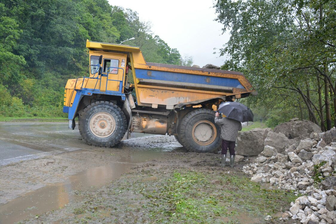 Дальнегорск восстанавливает транспортное сообщение после тайфуна