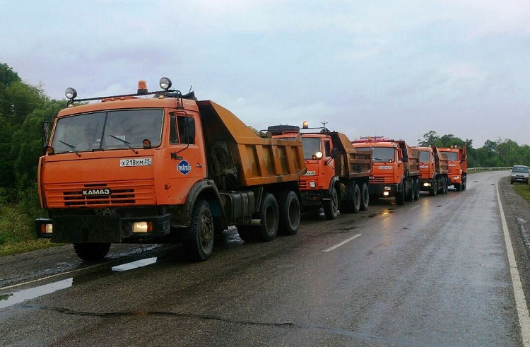 Частично восстановлена трасса в Ольгинском районе