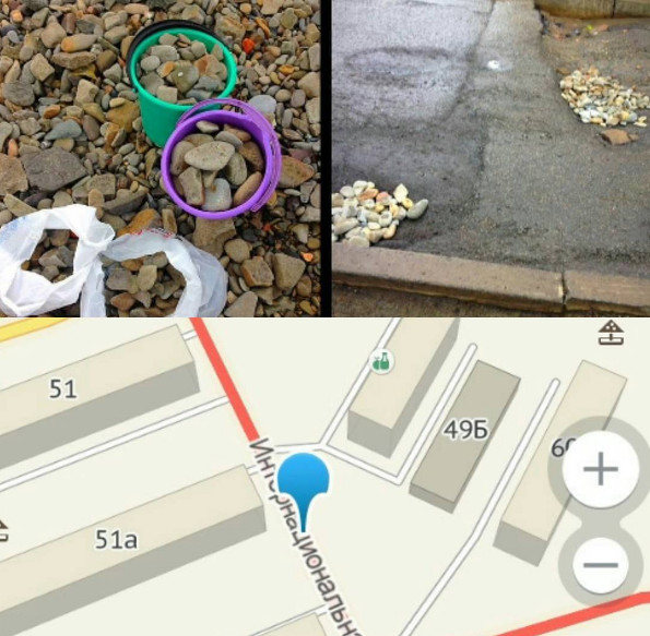 Жители Владивостока сами решают проблему плохих дорог