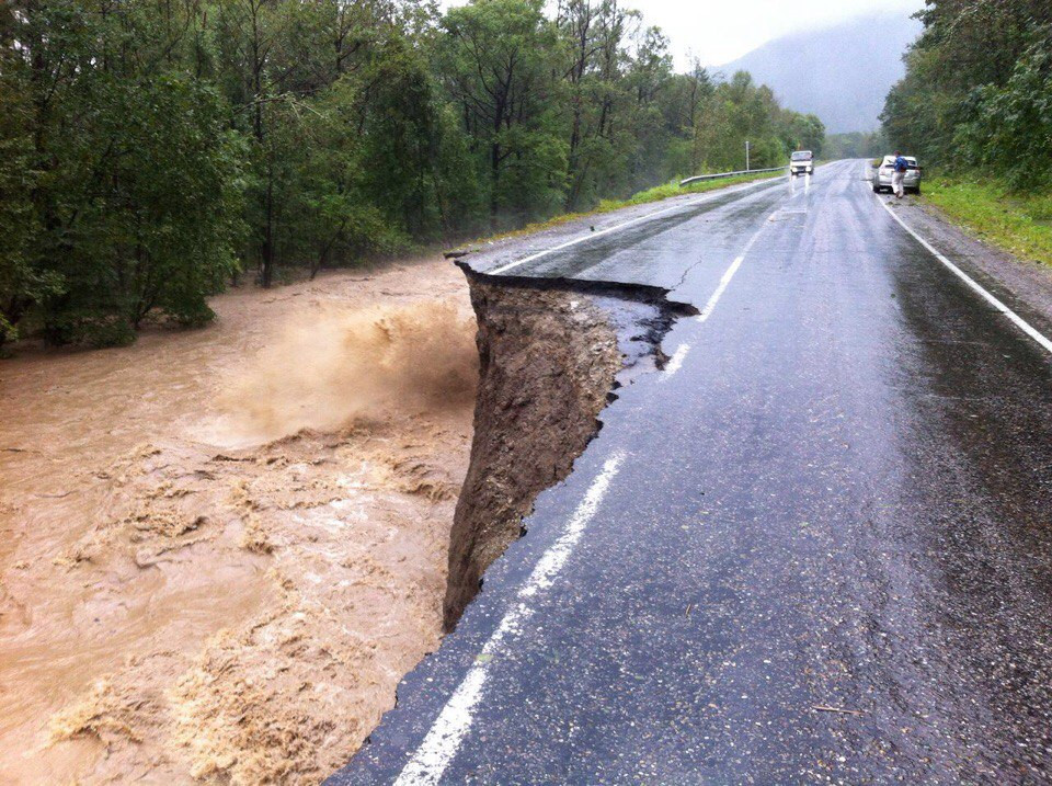 Последние данные по ЧС в Ольгинском районе Приморья (фото)