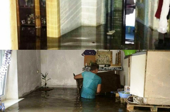 Квартиры приморцев превратились в бассейны после тайфуна