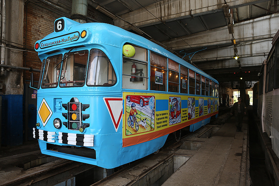 Трамвай безопасности запущен во Владивостоке