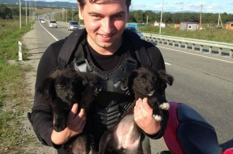 Поступок байкера вызвал восхищение 