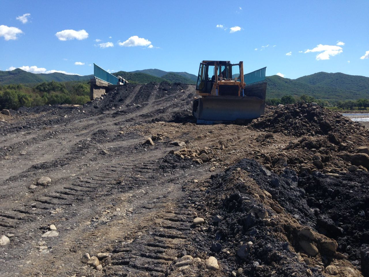 Дорога к селу Свободное восстановлена после сильных ливней