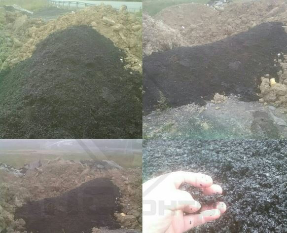 Неизвестные разбрасывают асфальт в Приморье