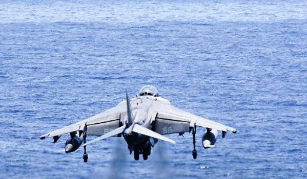 Американский Харриер разбился недалеко от Окинавы