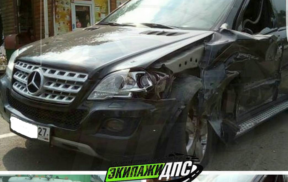 Гость из Хабаровска погулял во Владивостоке: разбиты большегруз и Mercedes