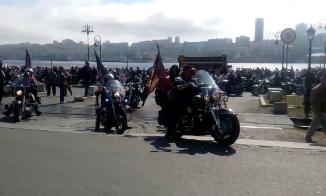 Байкеры Приморья уехали отдыхать до весны